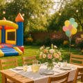 Garden and Patio Décor Ideas for Outdoor Events With Bounce House Rentals